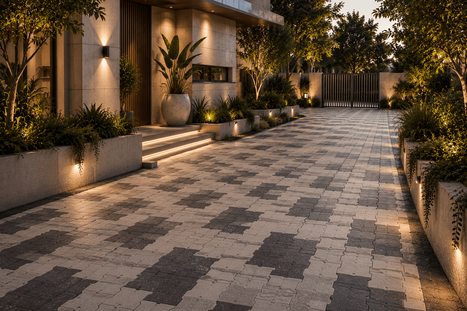 Development placeholder for Line Aura Interlocking Tiles