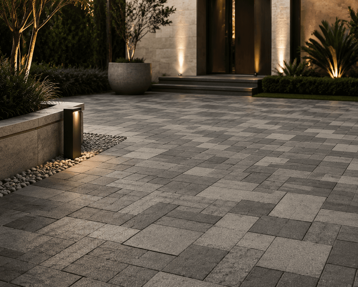 Development placeholder for Line Aura Paver Blocks
