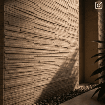 Premium wall cladding texture detail